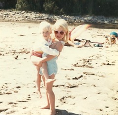 1986-Two kids on beach